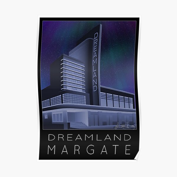Scooter Poster Dreamland Margate Poster