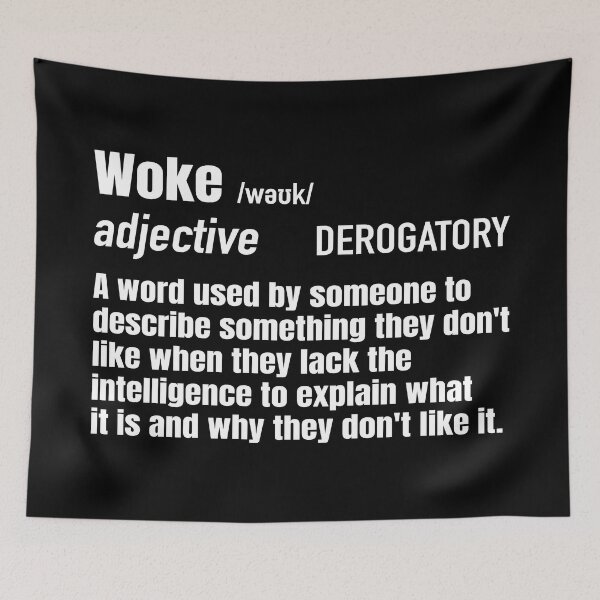 Item preview, Woke Pro Pride Pro Choice Anti Right Wing Dictionary designed and sold by Maljonic.