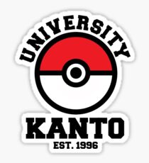 University Pokemon Sticker