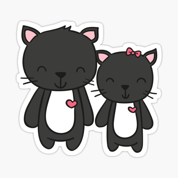 Panda And Brownie Bear Couple Sticker For Sale By Storemuzan Redbubble 