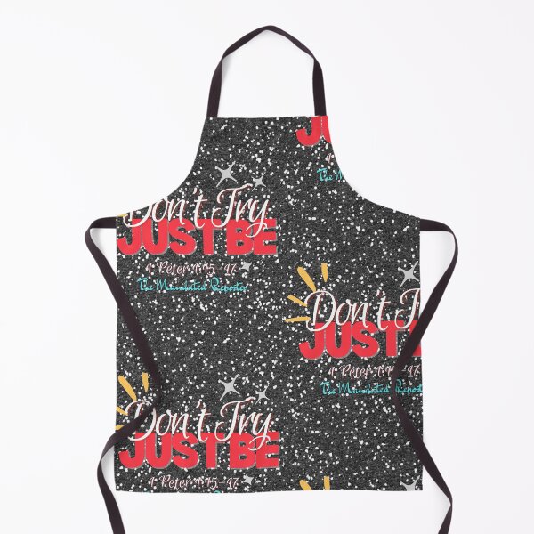 Item preview, Don't Try Just Be 1 Peter 1:15-17 - Black Glitter designed and sold by TheReporter1.