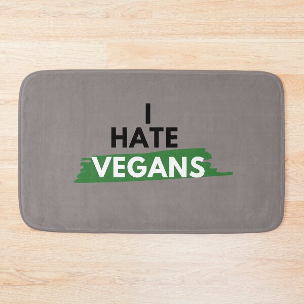 Item preview, I hate vegans (version 2) designed and sold by JessFranco.