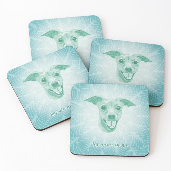 Item preview, Miniature Pinscher Neo Mint Smiling Face "Hey, nice seein' ya"  designed and sold by DuFauna.