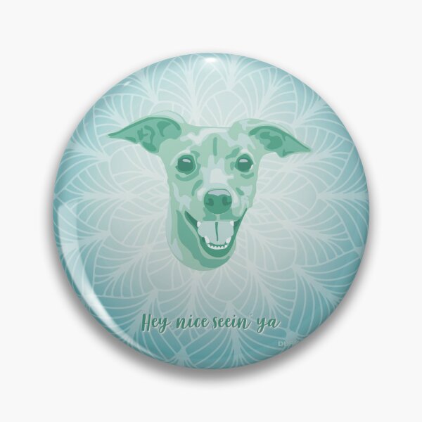 Item preview, Miniature Pinscher Neo Mint Smiling Face "Hey, nice seein' ya"  designed and sold by DuFauna.