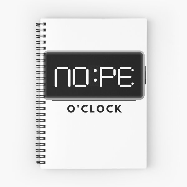Item preview, NOPE o'clock - designed and sold by EliasMan.