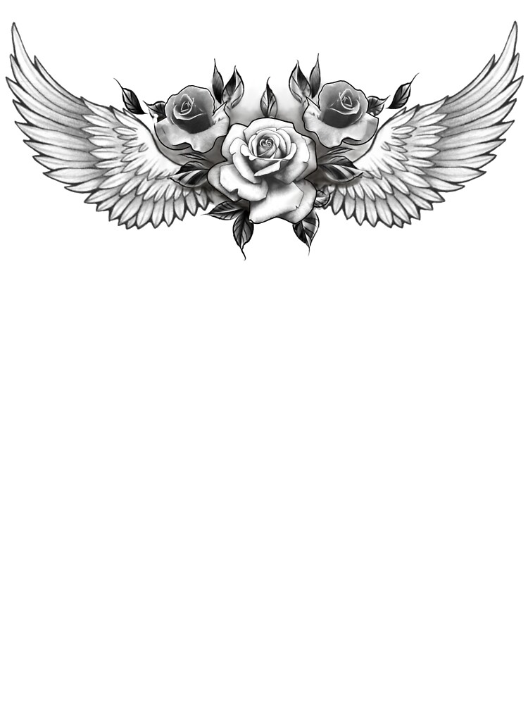 Amazoncom  PARITA Big Tattoos Temporary Waterproof Crosses Skull Angel  Wings Roses Cartoon Fantasy Tattoo Fake Body Chest Shoulder Arm Leg  Stickers Tattoos Fun Party for Man Women 1 Sheet 03 