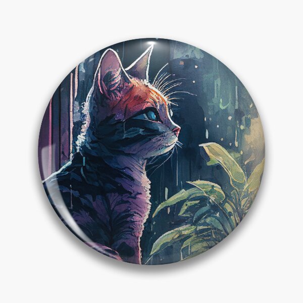 Item preview, Lofi Cyberpunk Cat designed and sold by TortillaChief.