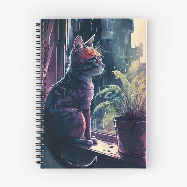 Item preview, Lofi Cyberpunk Cat designed and sold by TortillaChief.