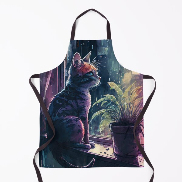 Item preview, Lofi Cyberpunk Cat designed and sold by TortillaChief.