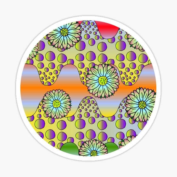 Circle Psychedelia Sticker