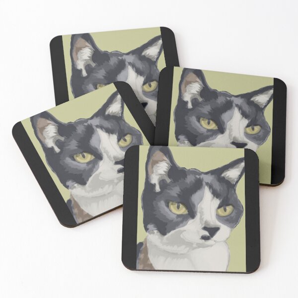 Item preview, Kitty Cat Digital Illustration Colored designed and sold by Bennett Swanson.