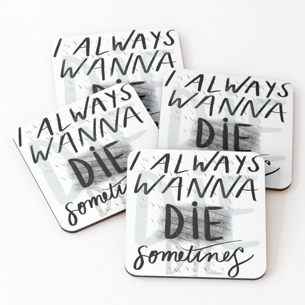 Item preview, I Always Wanna Die (Sometimes) The 1975 designed and sold by ss52.