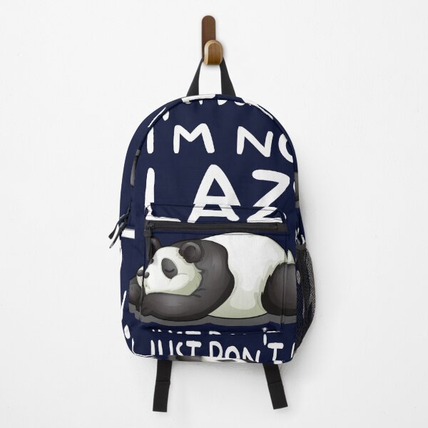 Item preview, Funny and cute Panda not lazy | i just dont care designed and sold by trendparrot.