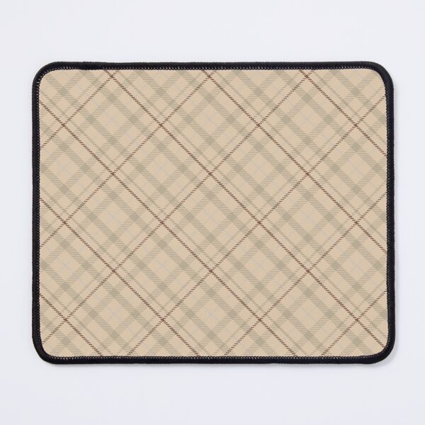 Item preview, Beige and Brown Tartan / Diagonal Beige and Brown Neutral Plaid designed and sold by wild.geranium.design.