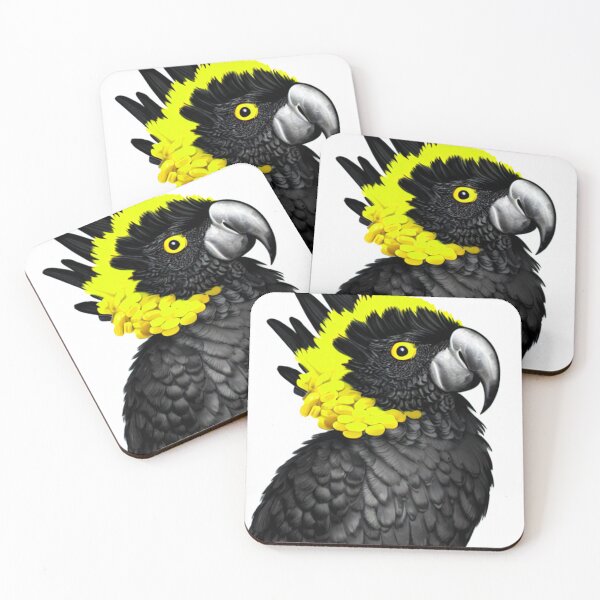 Item preview, Black and yellow parrot designed and sold by greentiger1.