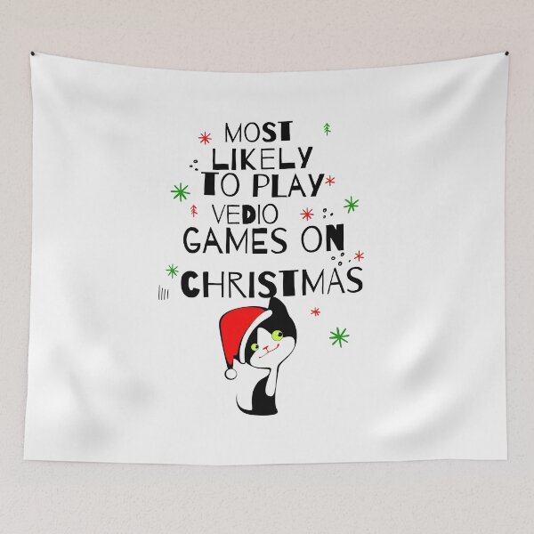Item preview,  Most Likely To Play Video Games On Christmas designed and sold by alaasobhi.