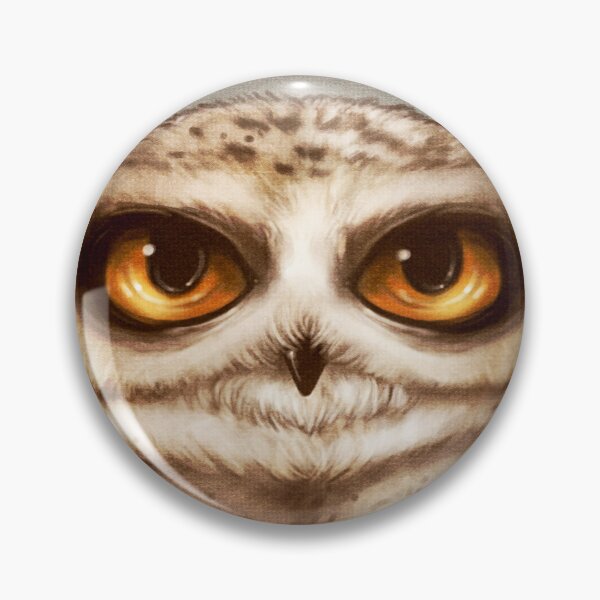 Item preview, Snowy Owl Face designed and sold by Heather Hitchman.