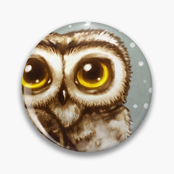 Item preview, Barred Owl Face designed and sold by Heather Hitchman.
