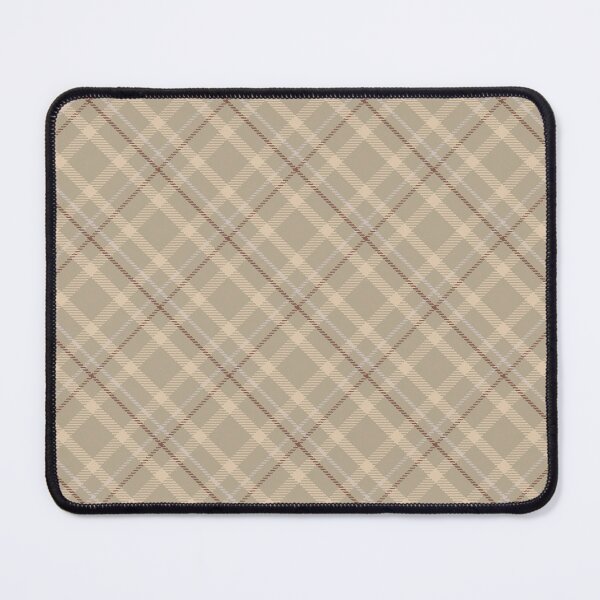 Item preview, Beige and Brown Tartan / Diagonal Beige and Brown Neutral Plaid designed and sold by wild.geranium.design.