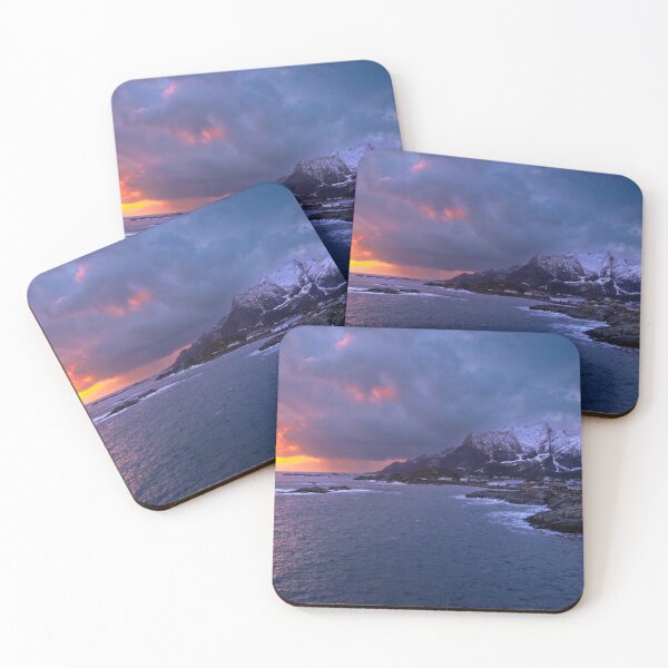 Item preview, Sorvagen Lofoten Sunset designed and sold by nbrandsberg.