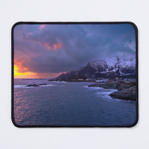 Item preview, Sorvagen Lofoten Sunset designed and sold by nbrandsberg.