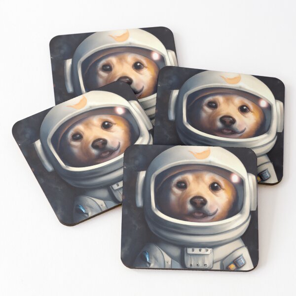 Item preview, Astronaut Shiba Inu Puppy in a Spacesuit  designed and sold by Lilieae.