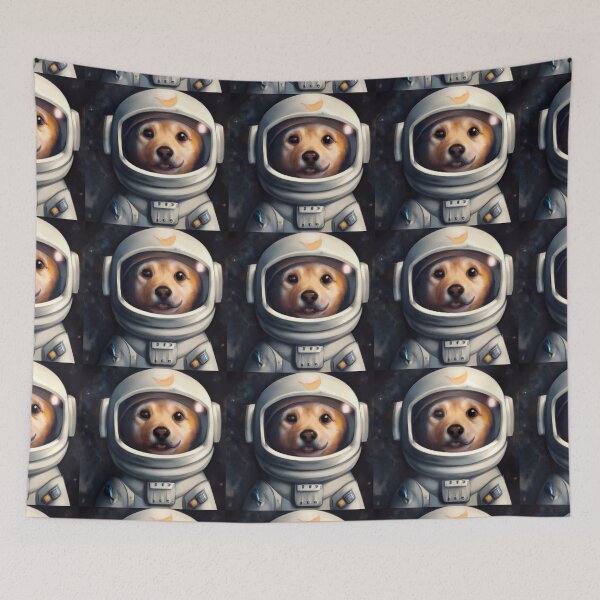 Item preview, Astronaut Shiba Inu Puppy in a Spacesuit  designed and sold by Lilieae.