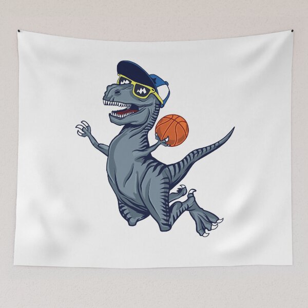 Item preview, How Ridiculous Rexy Basketball Air Rexy With Sunglass Slam Dunk  designed and sold by CandyLoo.