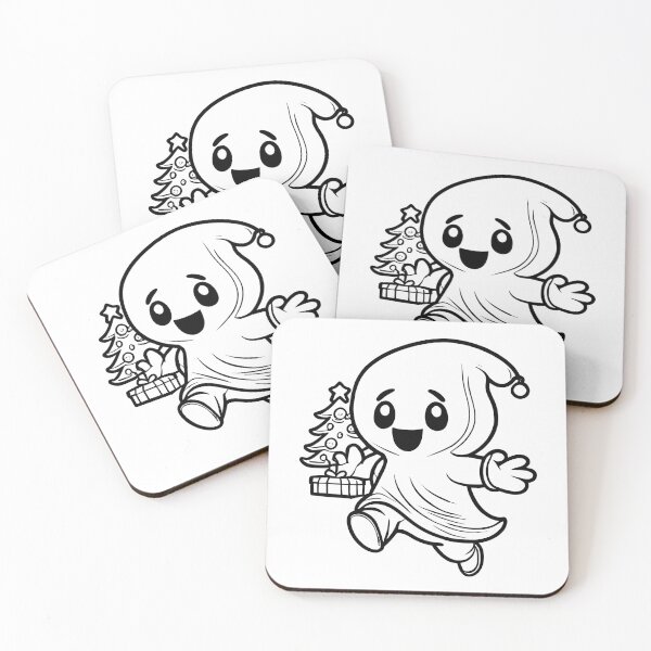 Item preview, Cute Christmas Ghost designed and sold by flowinglobe.