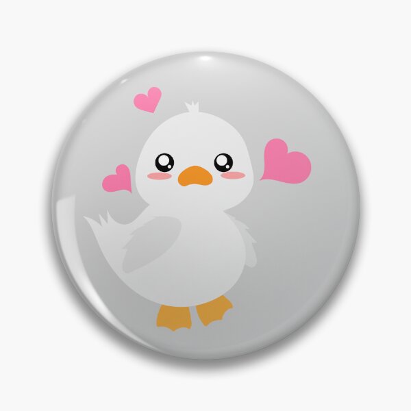 Item preview, white duckling in love designed and sold by yessebel.
