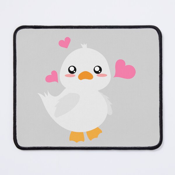 Item preview, white duckling in love designed and sold by yessebel.