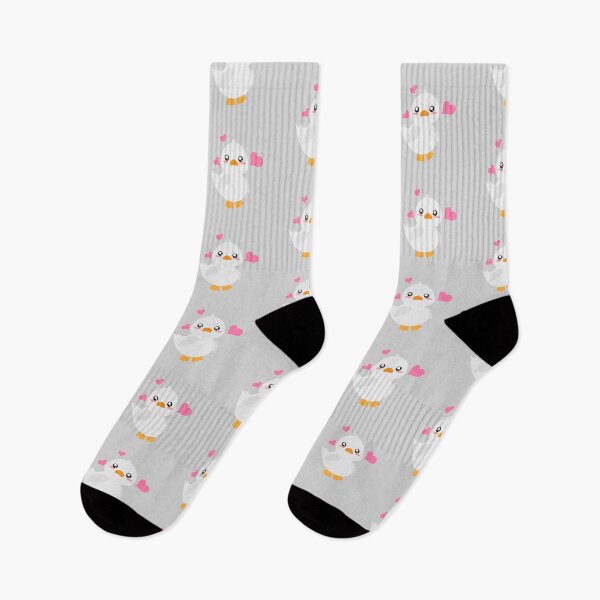 Item preview, white duckling in love designed and sold by yessebel.