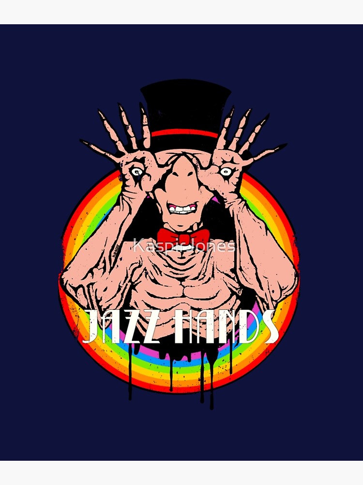 jazz-hands-poster-by-kaspirjones-redbubble