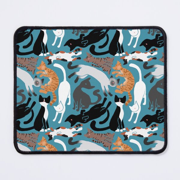 Aperçu de l'œuvre conception de motif de surface de chats mignons créée et vendue par Cauliflander.
