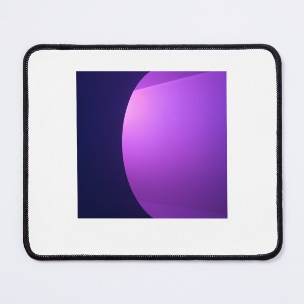 Item preview, James Turrell Style Neon Pink Purple Ellipsis Artwork designed and sold by daisiesandlove.