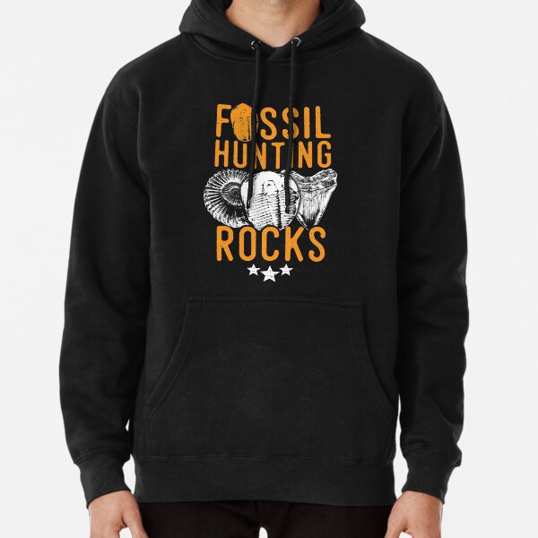 Fossil hunting tshirt - fun paleontology gift idea Pullover Hoodie