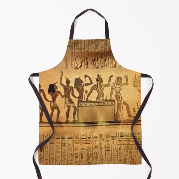 Item preview, Prehistoric Egyptian people partying with the DJ an ancient parchment designed and sold by ArtifactVault.