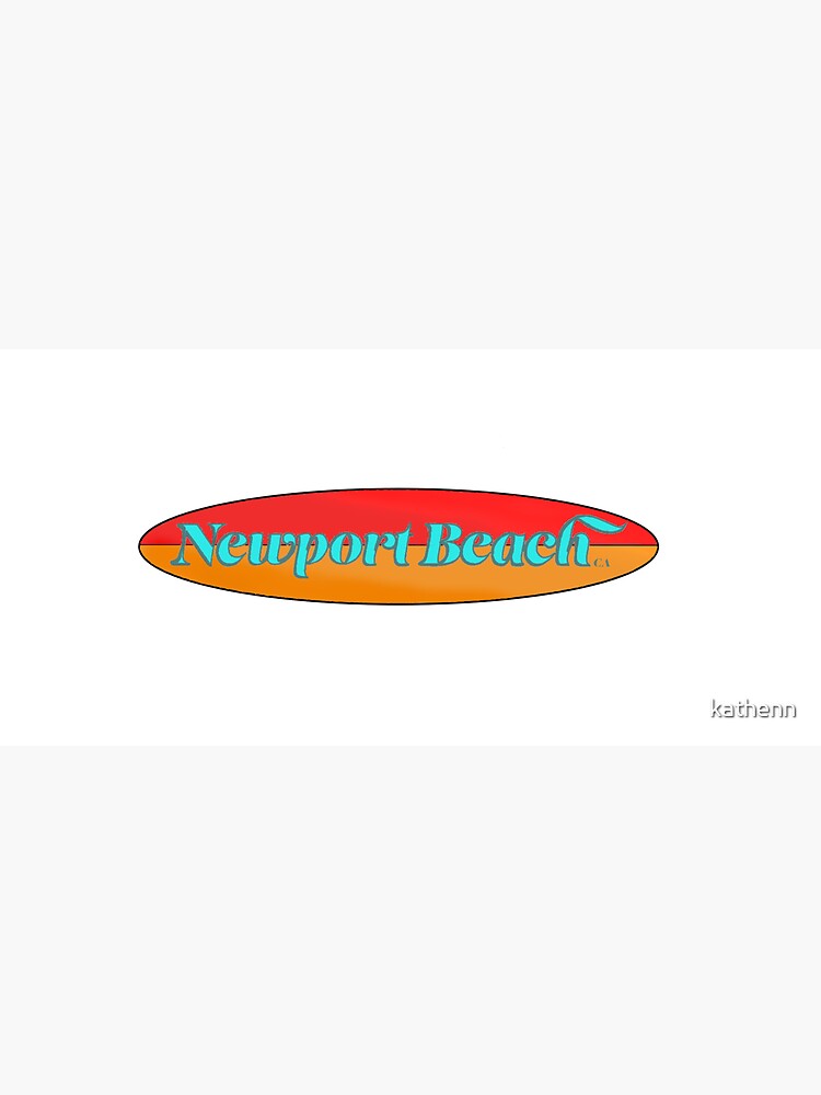 “Newport Beach Logo” Sticker for Sale by kathenn | Redbubble