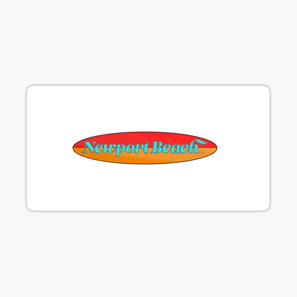 “Newport Beach Logo” Sticker for Sale by kathenn | Redbubble