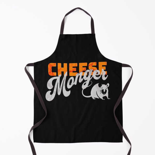 Item preview, Cheese Monger Mod Cheese Lover Cheese Expert Retro Mouse Gray designed and sold by Rabbitti.