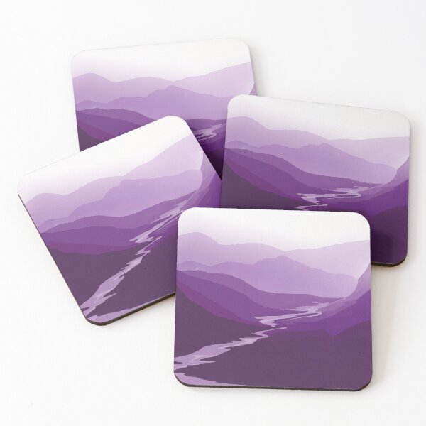 Item preview, River Valley. Purple Landscape.  designed and sold by Owie's ART.