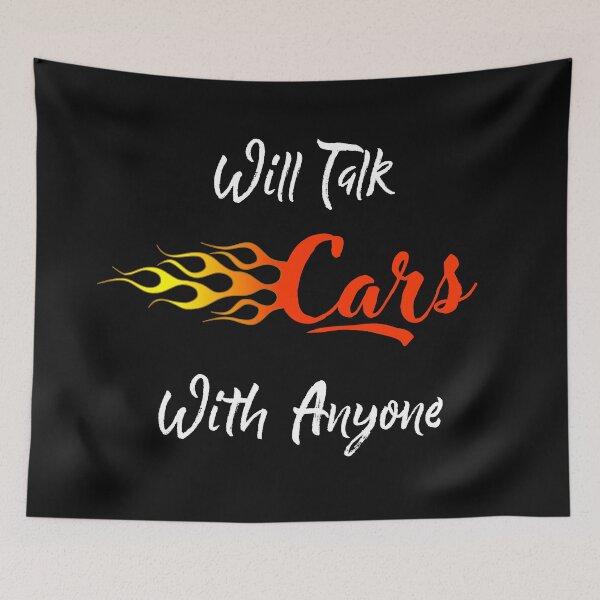 Item preview, Will Talk Cars With Anyone Automobile Funny designed and sold by RoaaMagic.