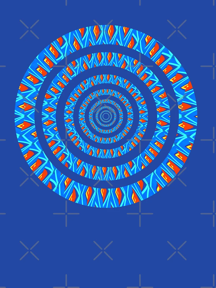 Thumbnail 6 of 6, Zipped Hoodie, Fire arrows pattern designed and sold by Work of art Shop.