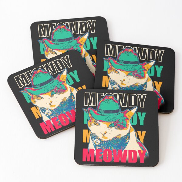 Item preview, MEOWDY - funny cat  designed and sold by mwebba2005.