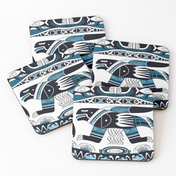 Item preview, NorthWest American Indian Fabric designed and sold by Naomi Gutierrez Parrish.
