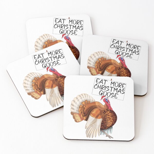 Item preview, Eat More Christmas Goose designed and sold by designsmostfowl.