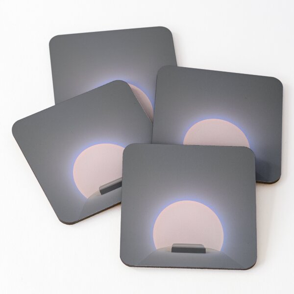 Item preview, James Turrell Style Neon Ellipsis Record Player Science Fiction Artwork designed and sold by daisiesandlove.