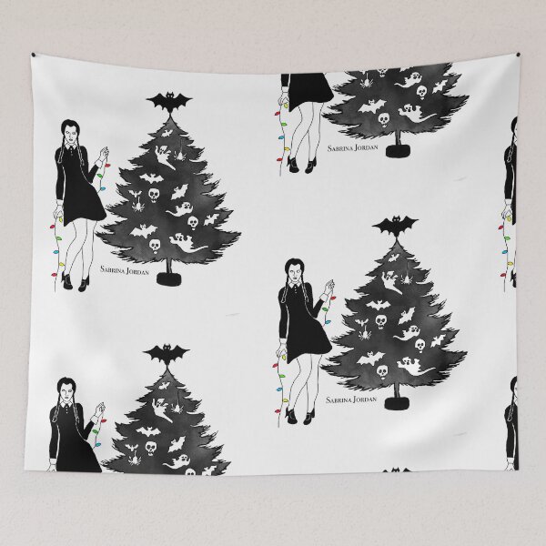 Item preview, Wednesday Addams Christmas  designed and sold by SabrinaArt1.