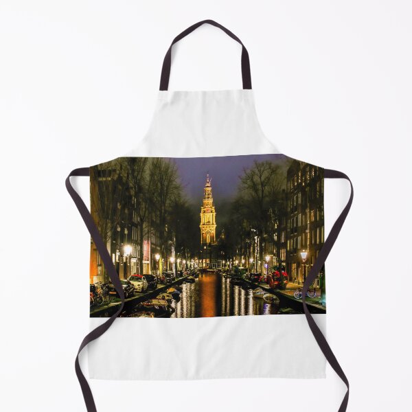 Item preview, Oude Kerk Canal in Evening Reflections designed and sold by nbrandsberg.