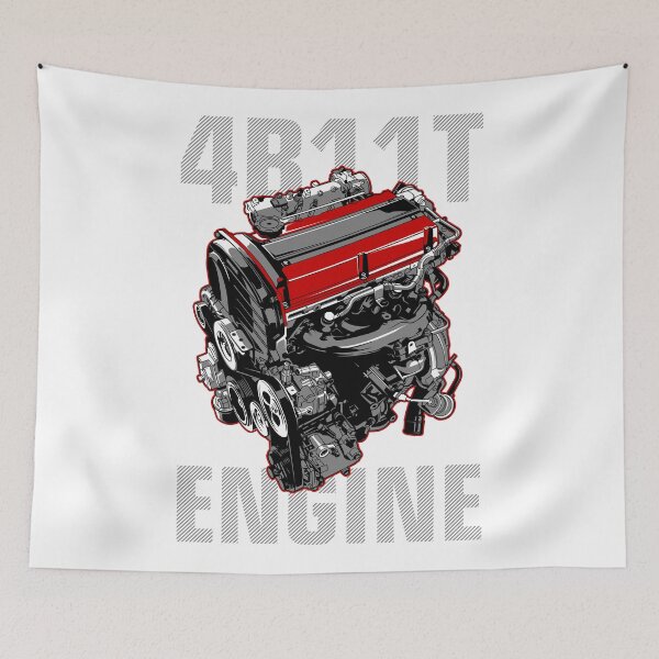 Item preview, Mitsubishi 4B11T Evolution Engine Turbo Car designed and sold by halleinstyle.